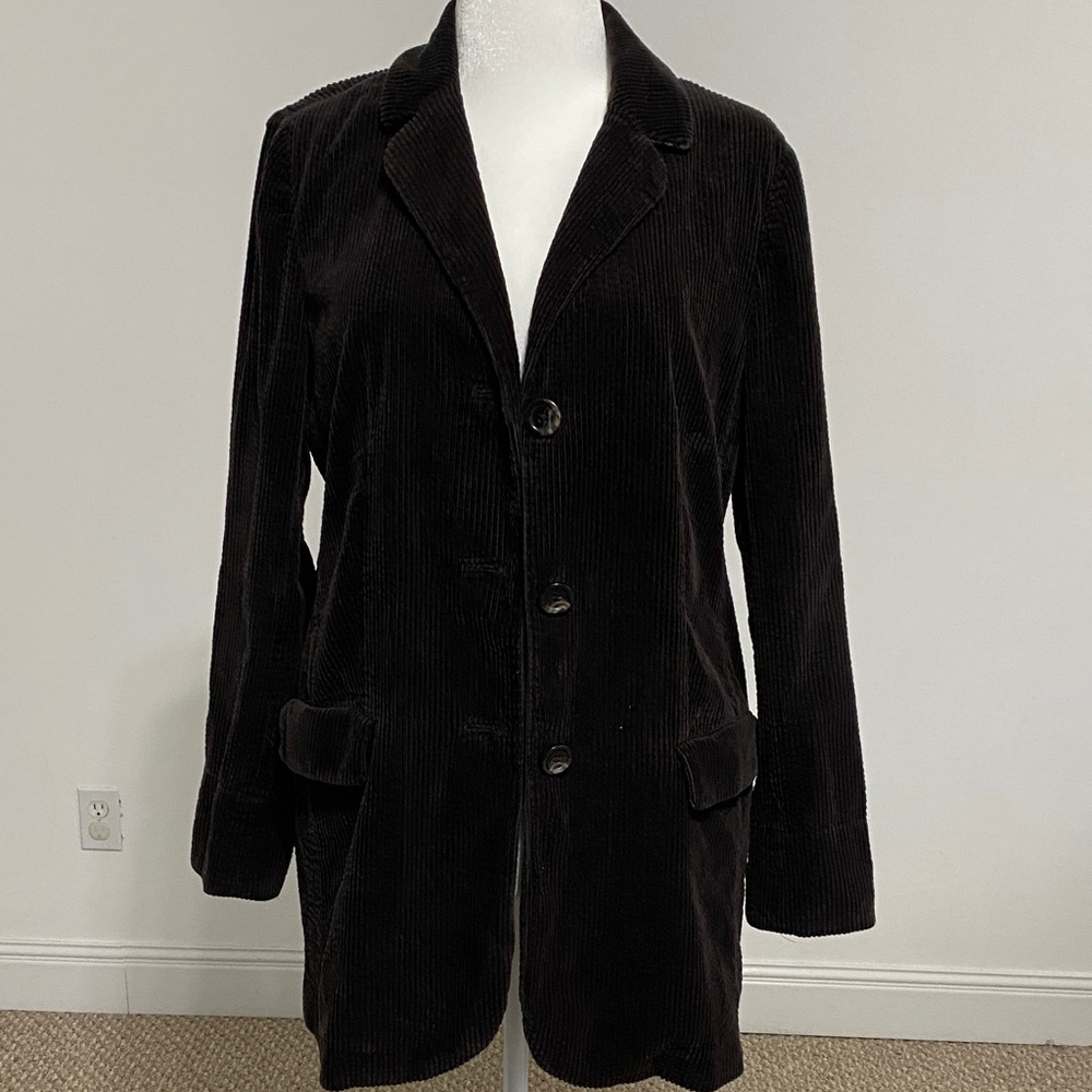 J. Jill Brown Corduroy Blazer